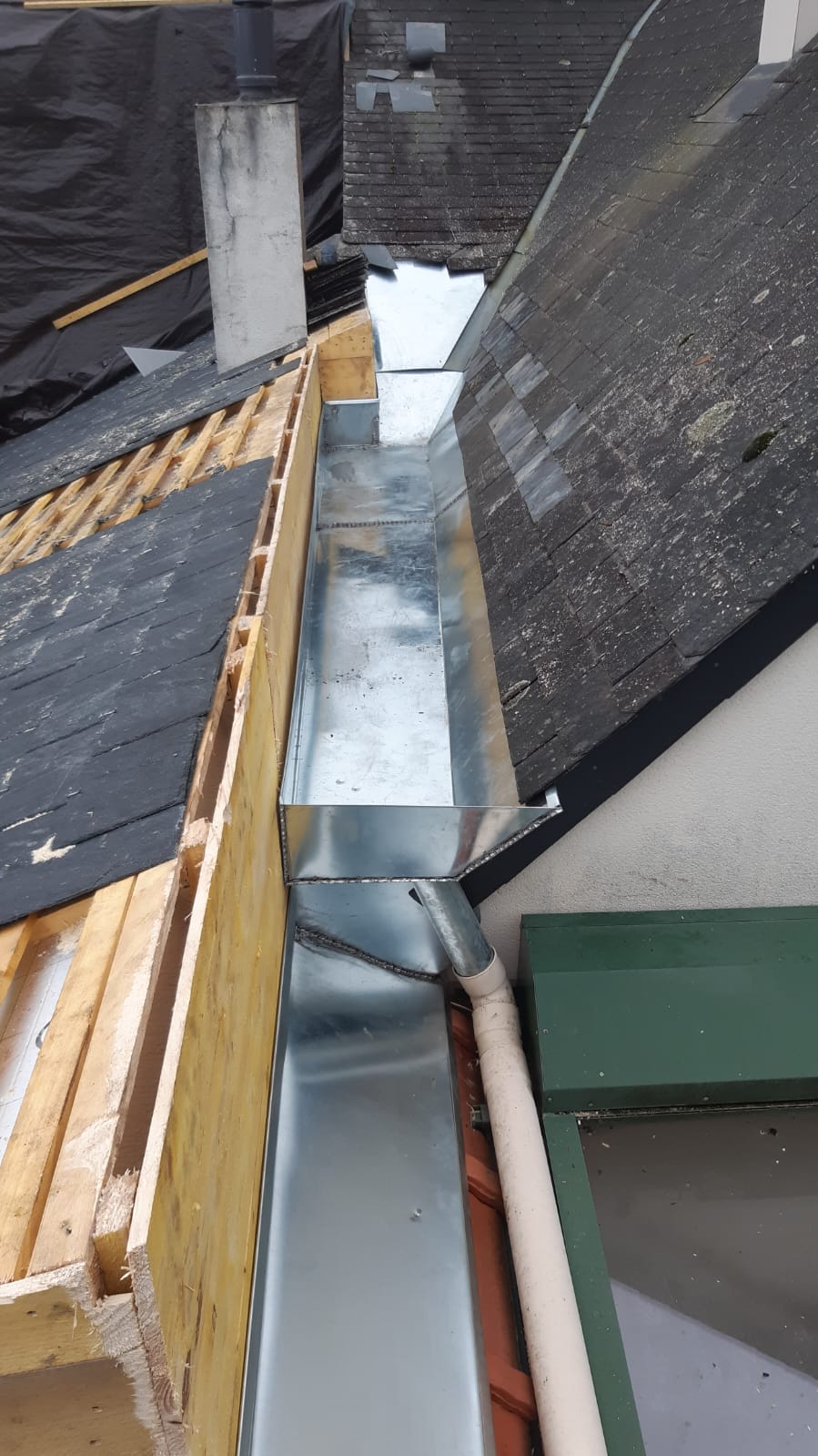 nouvelle goutiere rénovation toiture