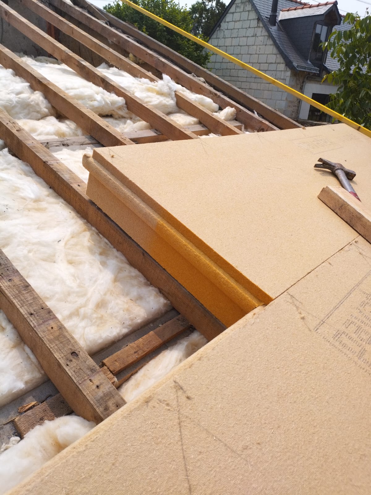 isolation après chevrons